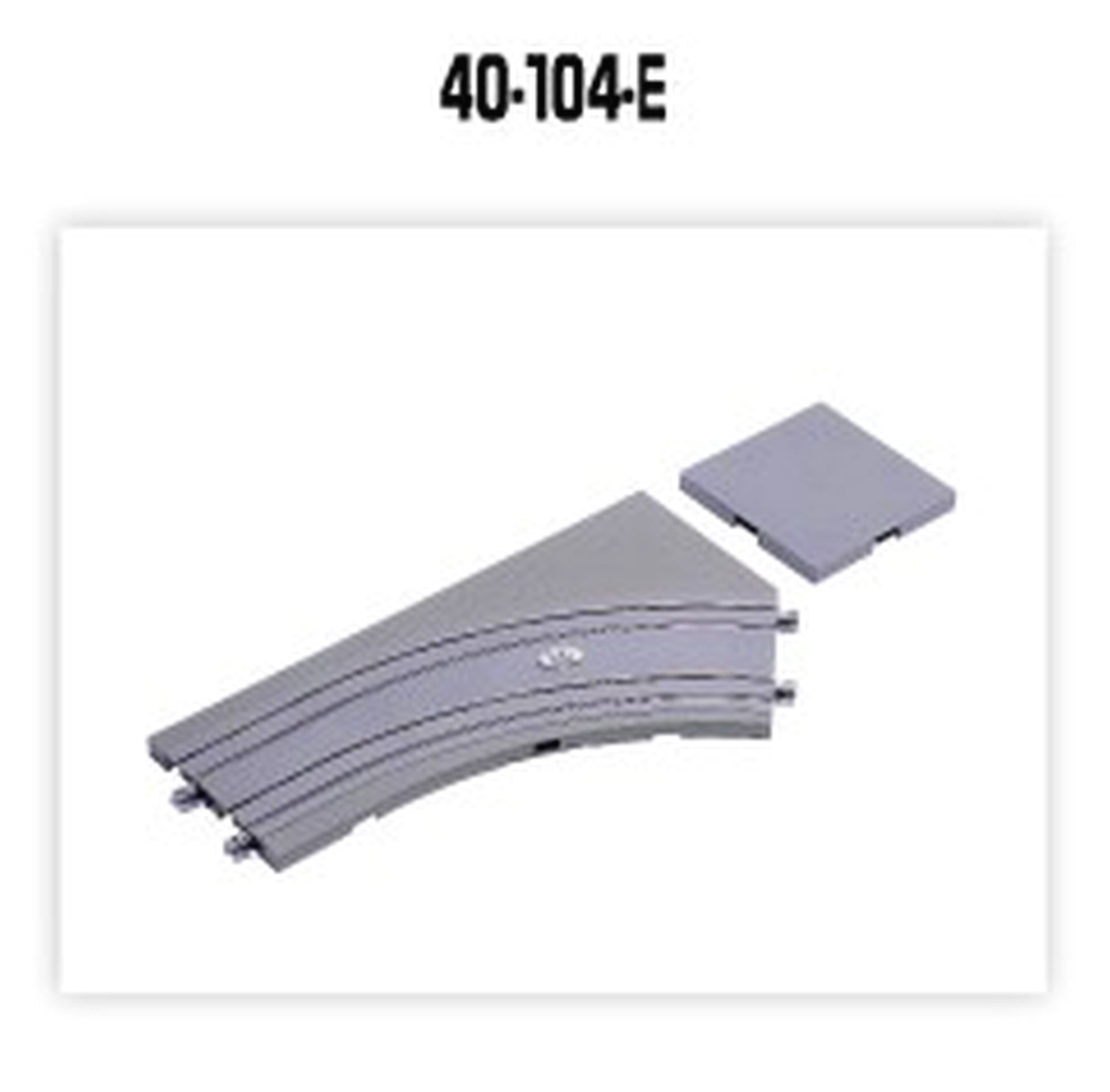 hobbytrain-unitram-gleis-r180-45-gebogen-rechts-unbedruckt image 1