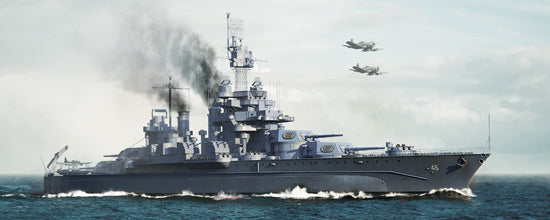 trumpeter-05770-uss-maryland-bb-46-1-700-schlachtschiff-bausatz image 1
