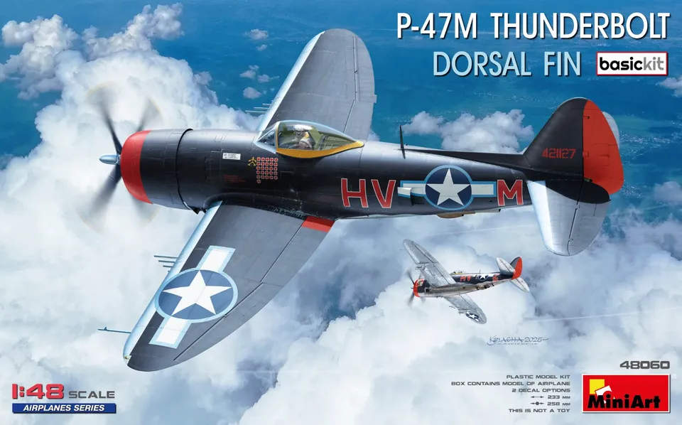 miniart-48060-p-47m-thunderbolt-flugzeugbausatz-1-48-basic image 1