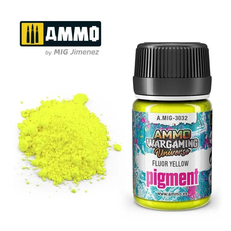 ammo-by-mig-3032-pigment-fluor-yellow-modellbau image 1