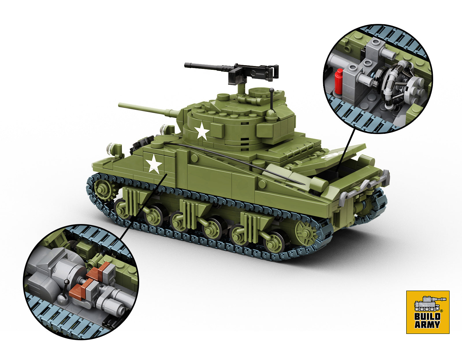 build-army-ba1001-m4-sherman-klemmbaustein-panzer-1-33-785-t image 2