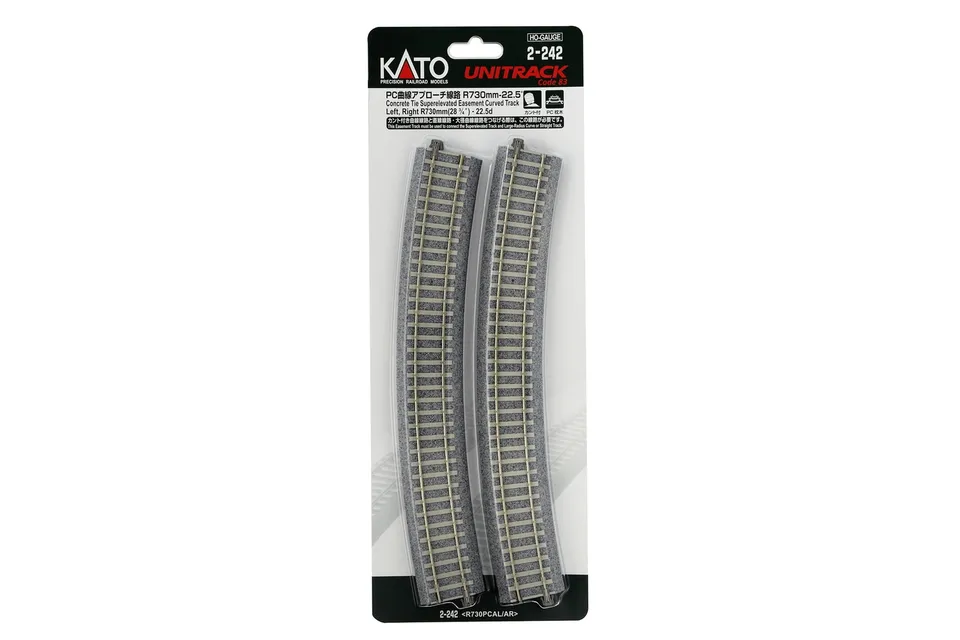 hobbytrain-gleise-gleis-gebogen-r730mm-22-5-betonschwellen image 1
