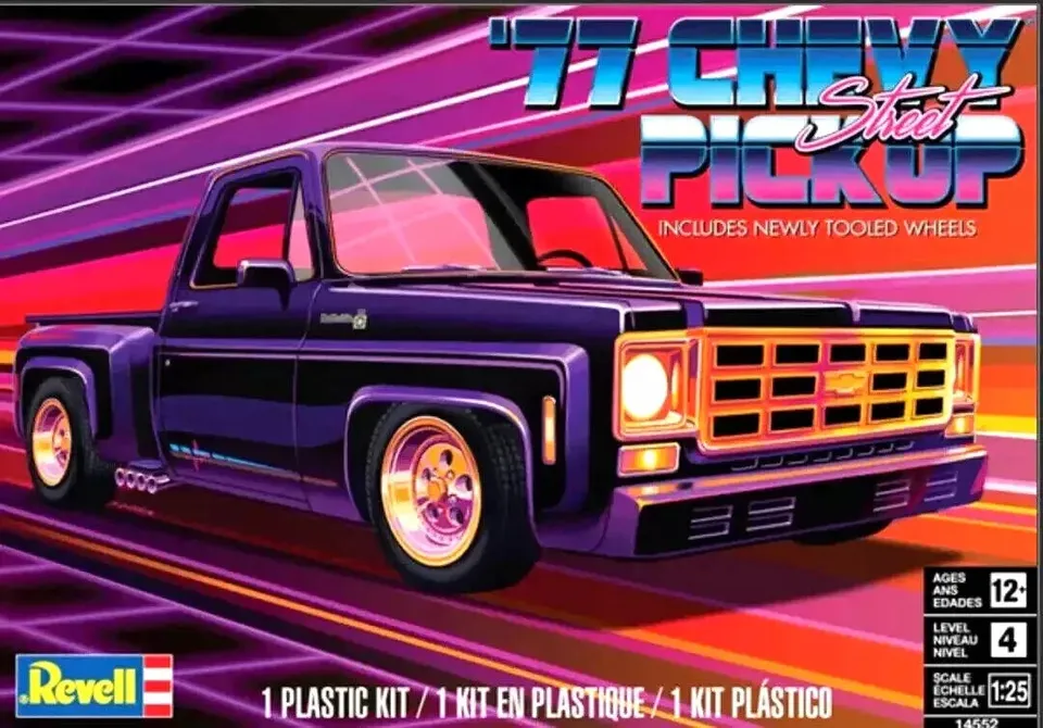 revell-14552-77-chevy-pickup-street-truck-bausatz-1-25 image 1