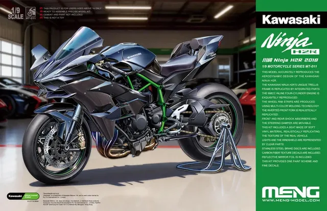 meng-mt011-kawasaki-ninja-h2r-motorradbausatz-1-9 image 1