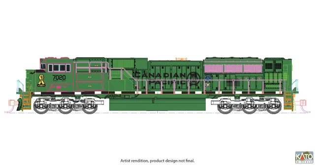 hobbytrain-emd-sd70acu-diesellok-cp-7020-military-ep-vi image 1