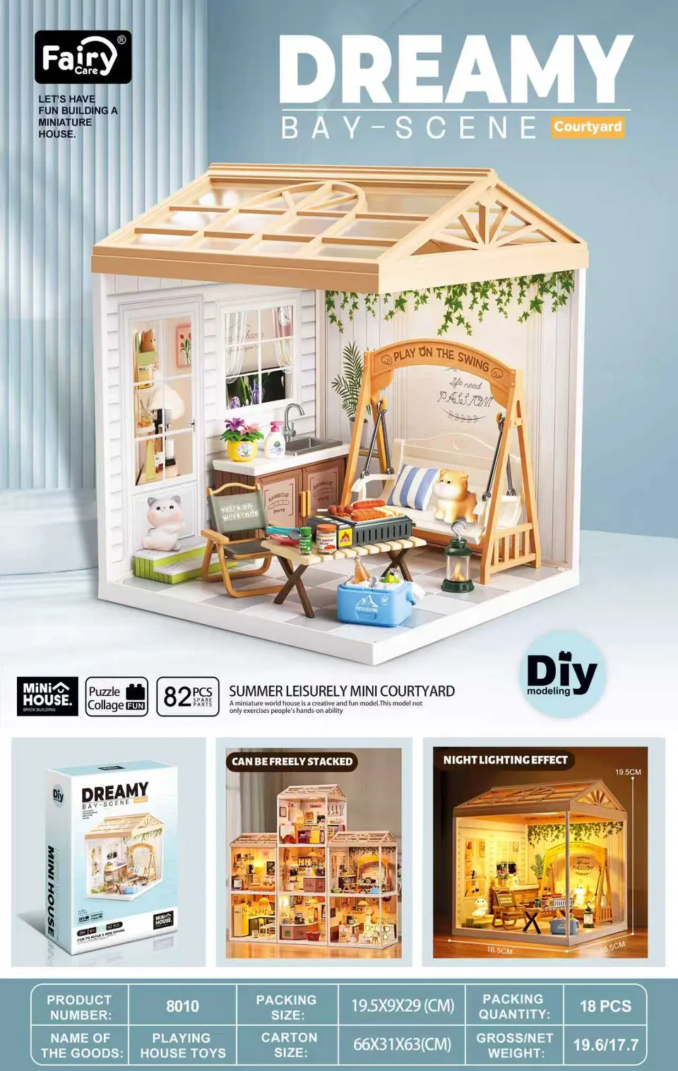 fairy-care-fc-dbs8010-dreamy-bay-scene-miniaturhaus-courtyard image 1