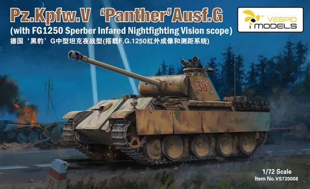 vespid-720008-panther-ausf-g-panzermodell-1-72 image 1
