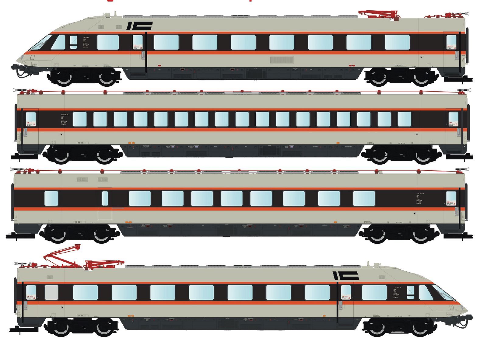 hobbytrain-triebwagen-et-403-db-ic-4-tlg-sound-ep-iv image 1