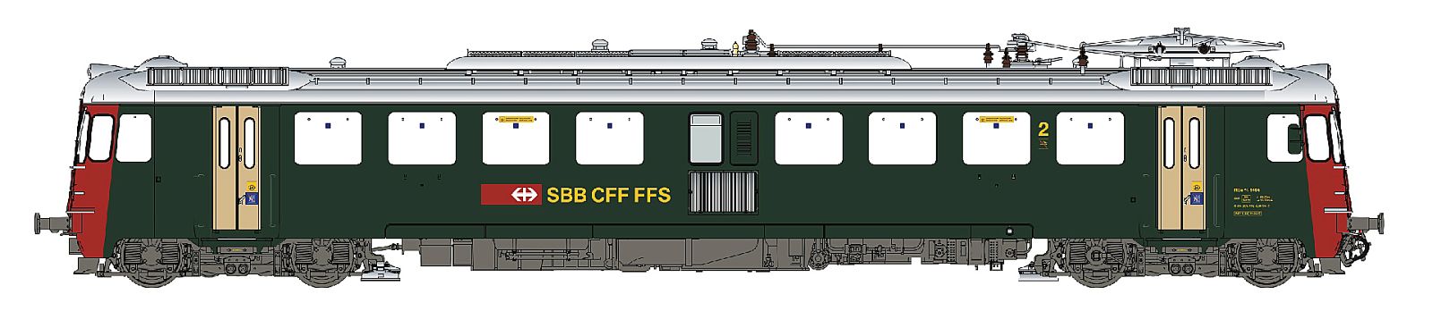 hobbytrain-rbe-4-4-1404-triebwagen-sbb-ac-sound-proto image 1