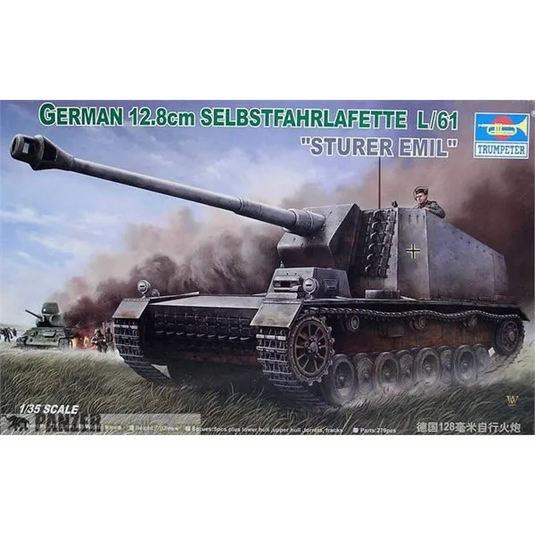 trumpeter-00350-sturer-emil-panzer-1-35-12-8-cm image 1