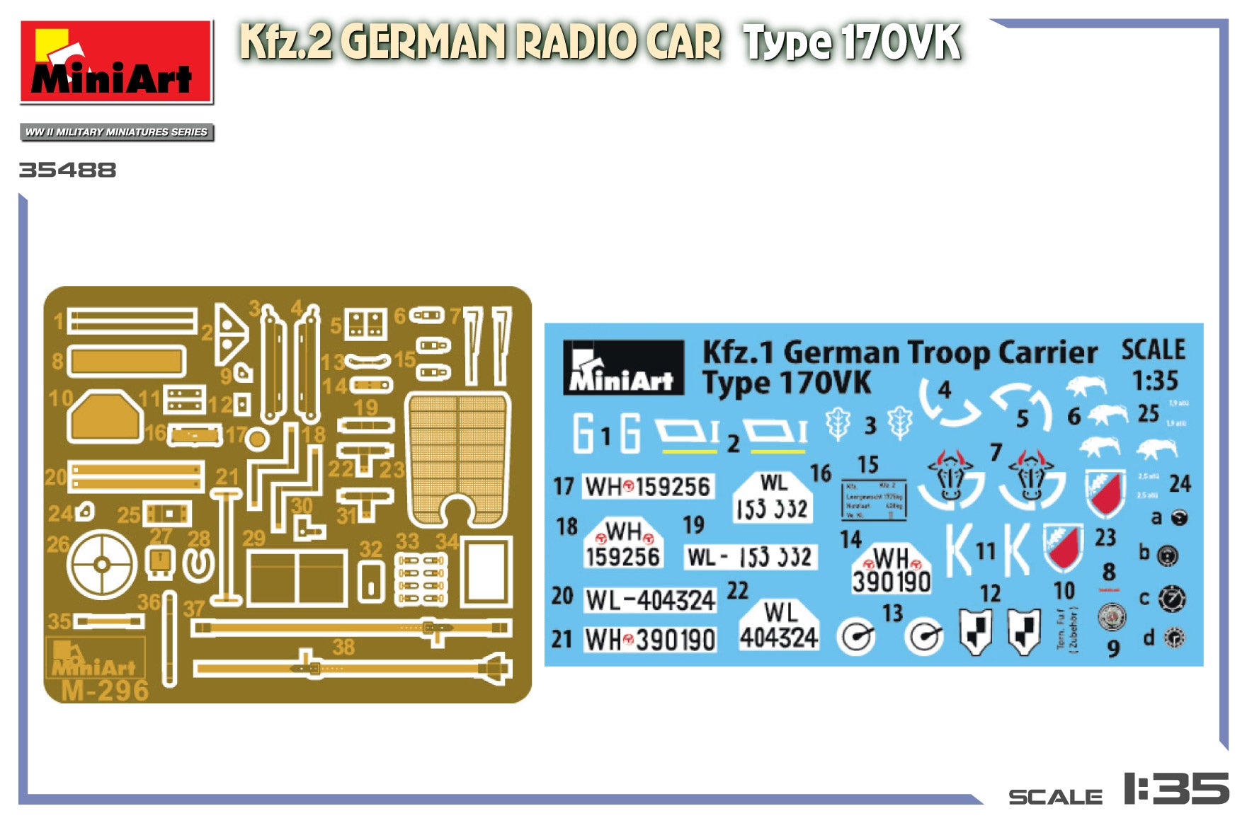 miniart-35488-kfz-2-funkwagen-170vk-1-35-bausatz image 7