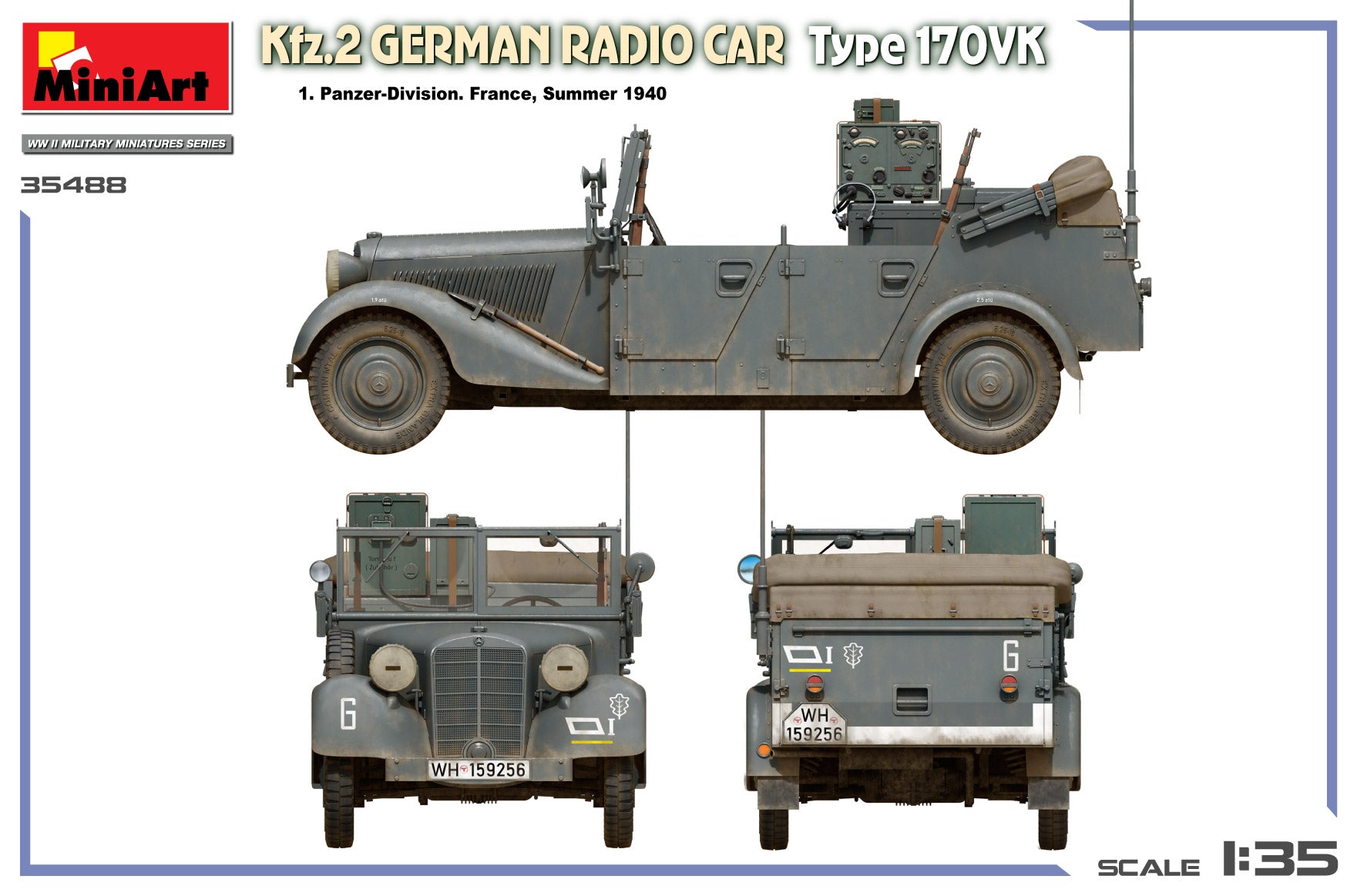 miniart-35488-kfz-2-funkwagen-170vk-1-35-bausatz image 3