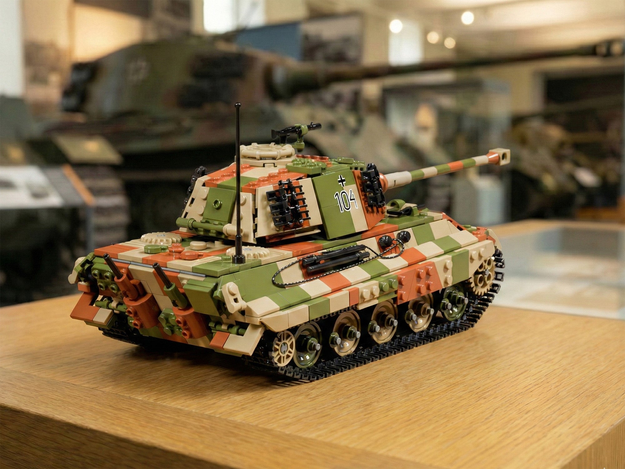build-army-ba0182c-king-tiger-panzer-klemmbausteine-tarn image 3