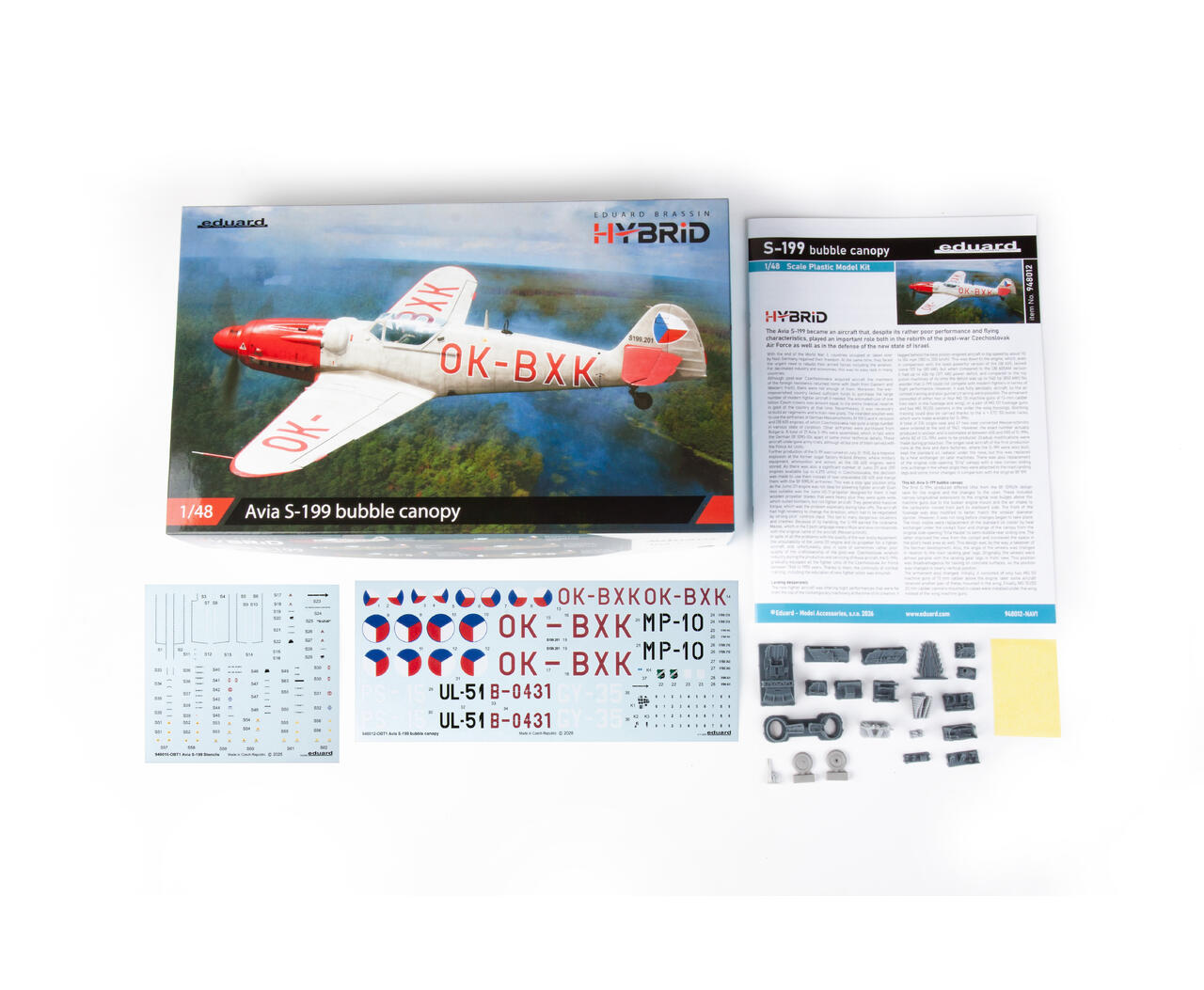 eduard-avia-s-199-bubble-canopy-1-48-modellbausatz-hybrid-edition image 2