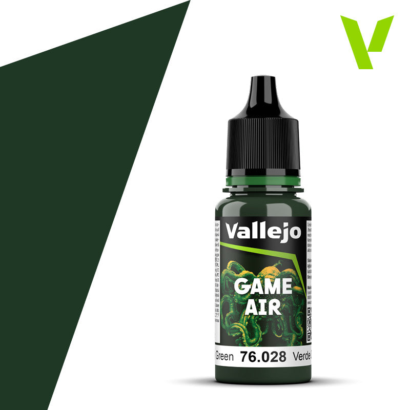 vallejo-game-air-028-airbrush-farbe-dark-green-18-ml image 1