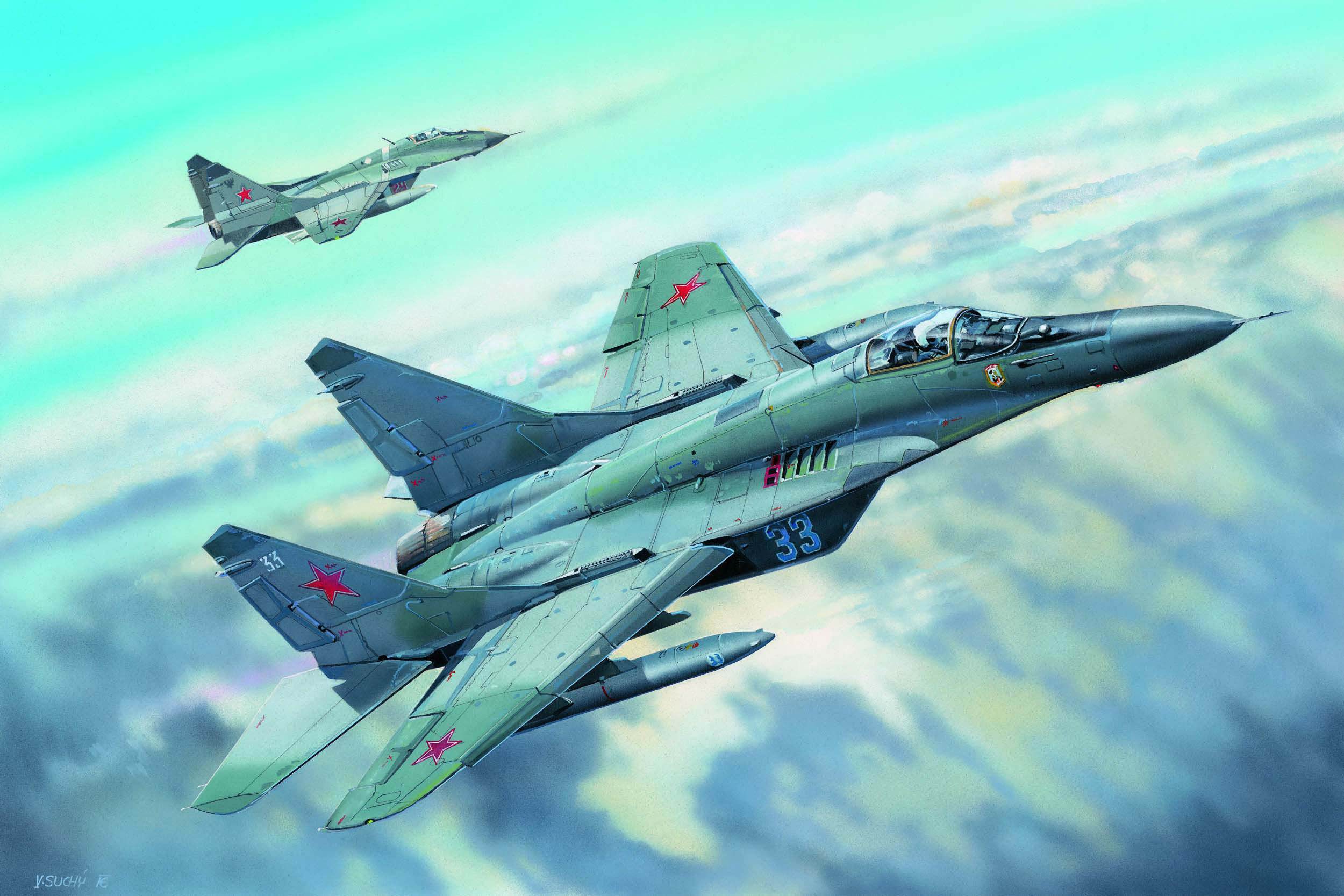 trumpeter-03224-mig-29c-fulcrum-1-32-flugzeug-bausatz image 1