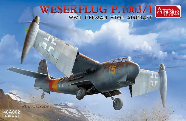 amusing-hobby-48a002-weserflug-p1003-bausatz-1-48 image 1