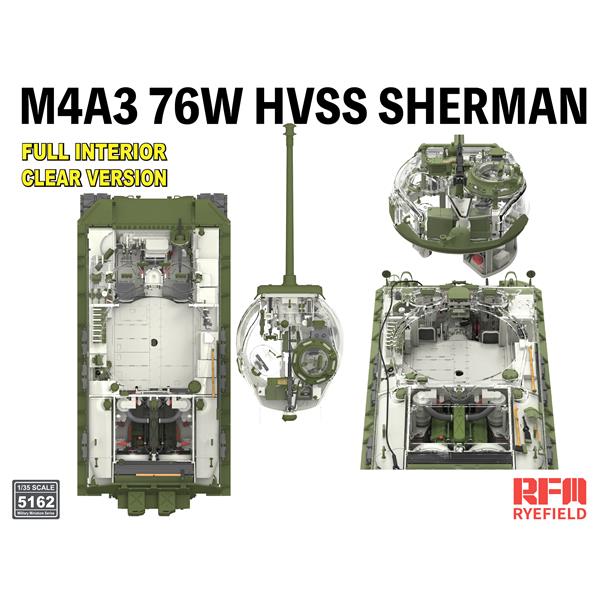 rye-field-model-5162-m4a3-sherman-1-35-panzermodell-clear-interior image 3