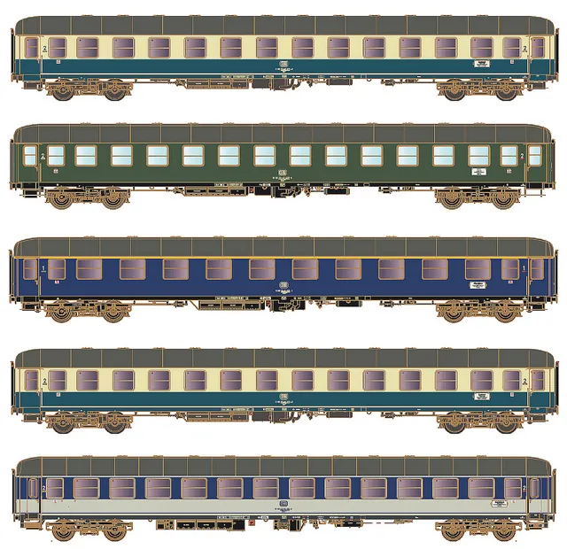 hobbytrain-d-912-personenwagen-db-5er-set-ep-iva-ac image 1