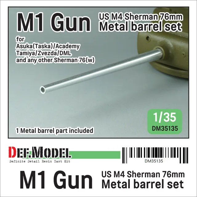 def-model-dm35135-m4-sherman-m1-metallrohr-zubeh-r-1-35 image 1