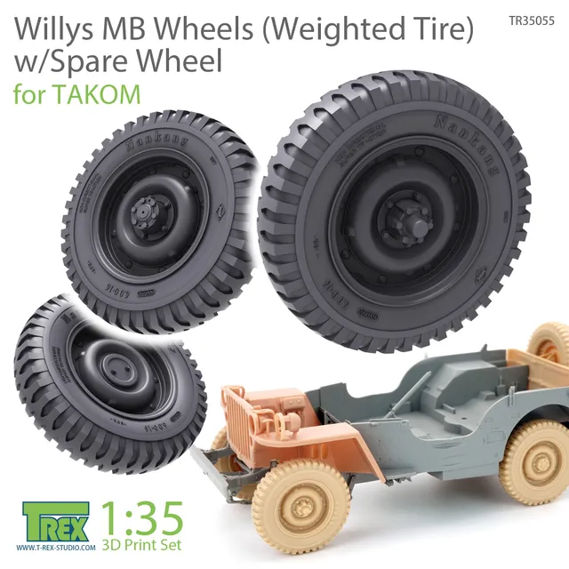 t-rex-35055-willys-mb-r-der-radsatz-1-35 image 1