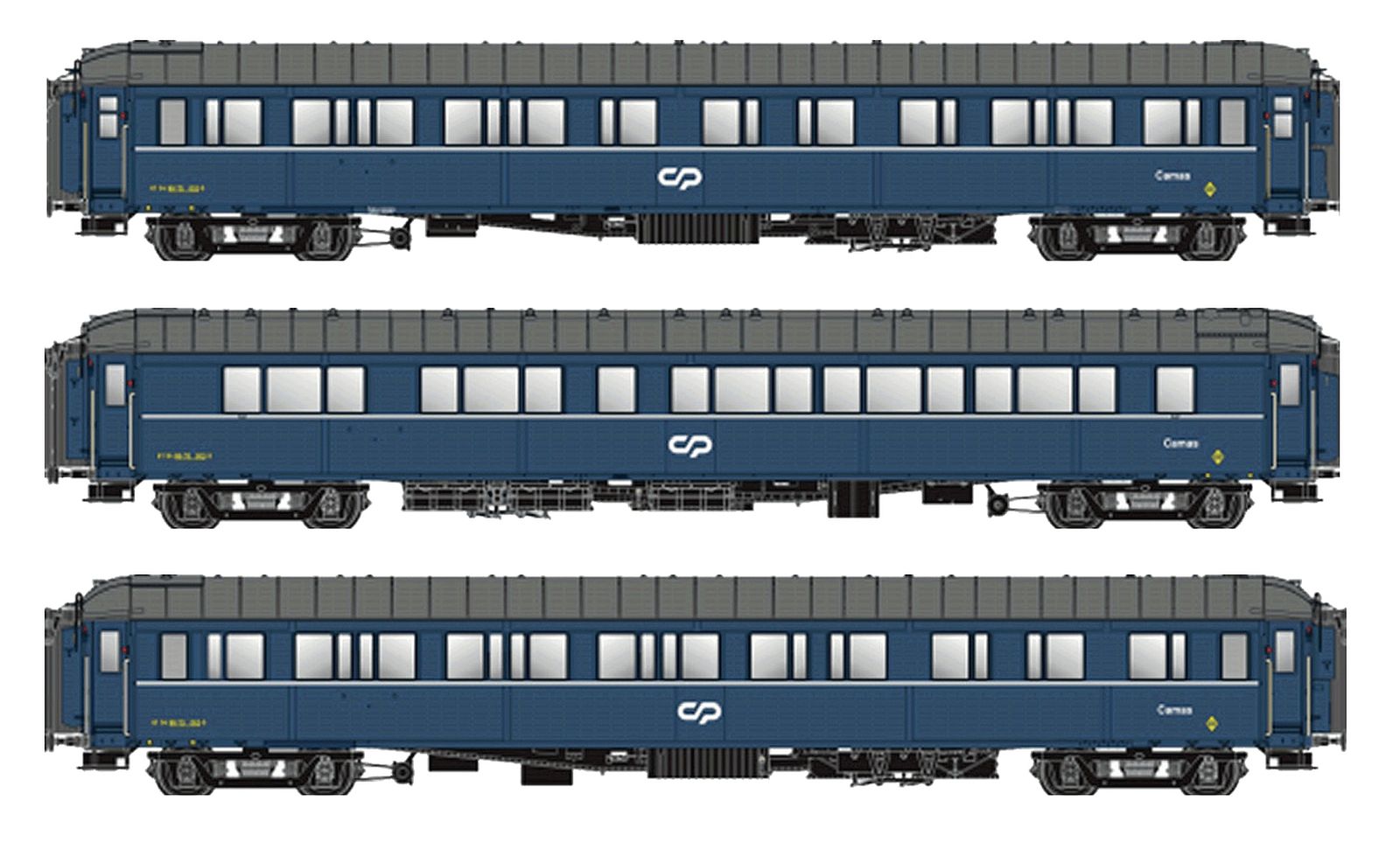 hobbytrain-personenwagen-s2u-s3-s3-cp-ep-iva-3er-set-spur-n image 1