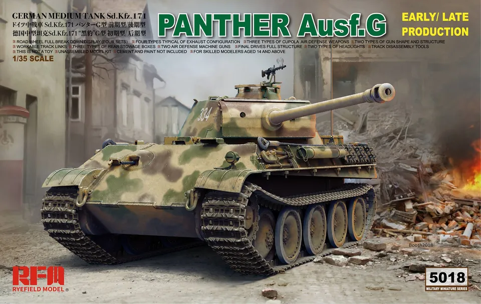 rye-field-model-5018-1-35-panther-ausf-g-panzermodell image 1