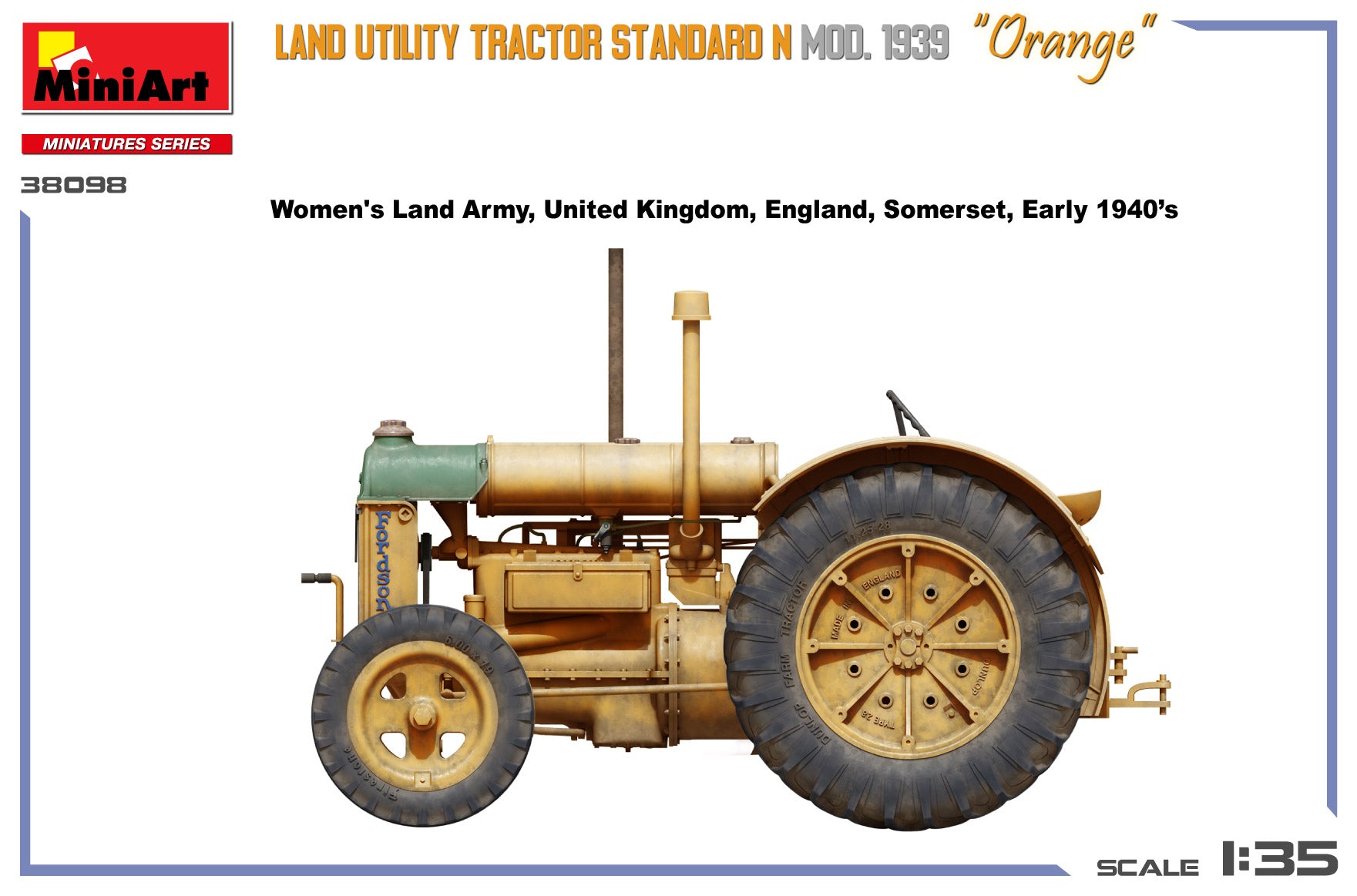 miniart-38098-standard-n-orange-traktor-modellbausatz-1-35 image 8