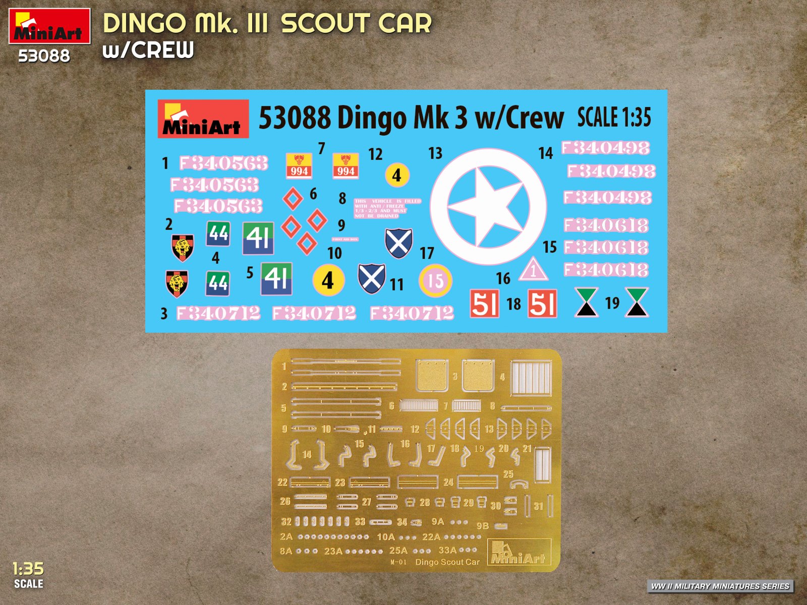 miniart-53088-dingo-mk-iii-scout-car-modellbausatz-figur image 2