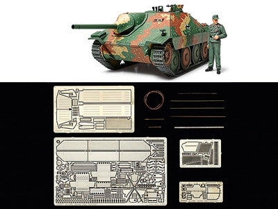 tamiya-25156-hetzer-mid-panzer-bausatz-1-35-aber-metallrohr image 1