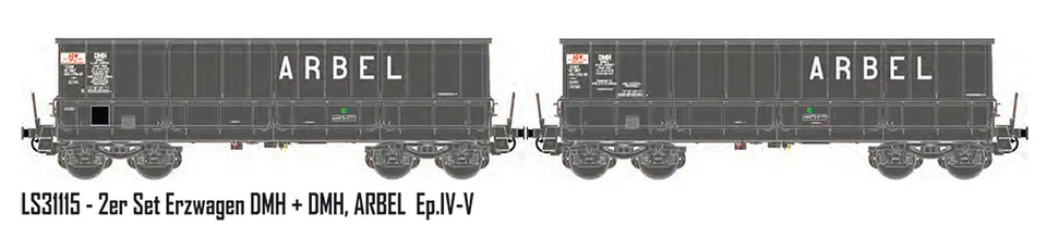 hobbytrain-g-terwagen-2er-set-erzwagen-dmh-sncf-spur-n image 1