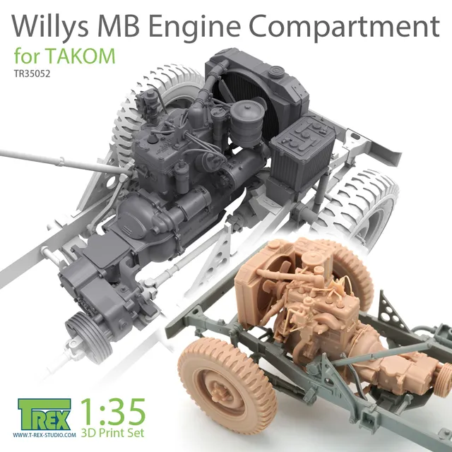 t-rex-35052-willys-mb-motorraum-zur-stsatz-1-35-takom image 1