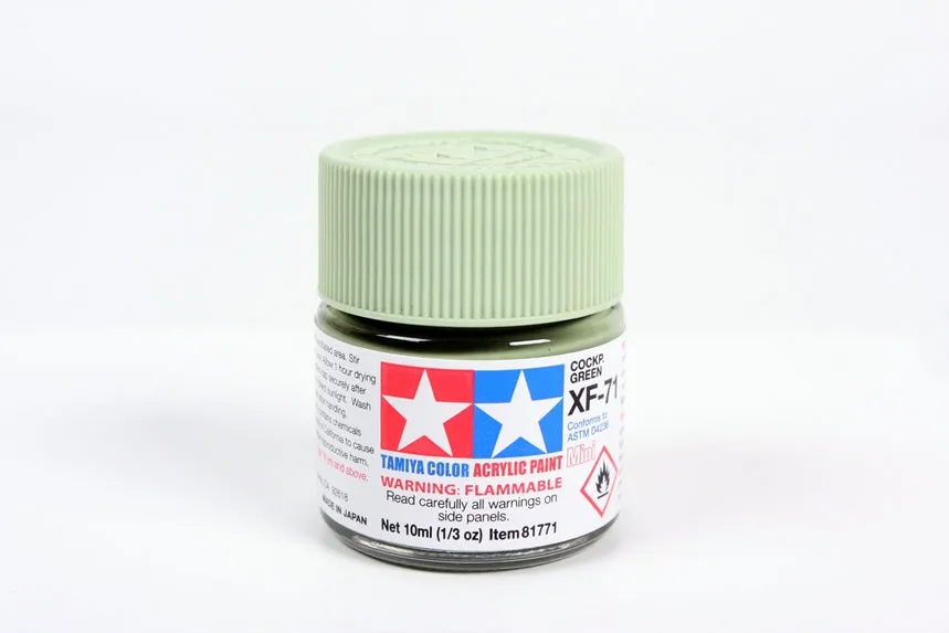 tamiya-81771-xf71-cockpit-green-acrylfarbe-10ml-matt image 1