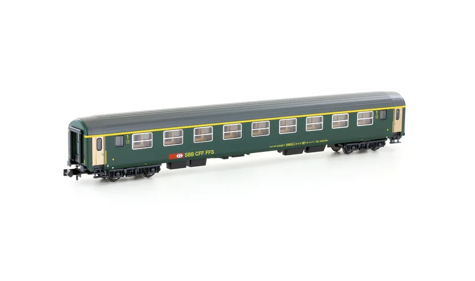 hobbytrain-ric-am-sbb-personenwagen-1-kl-spur-n-ep-iv-v image 1