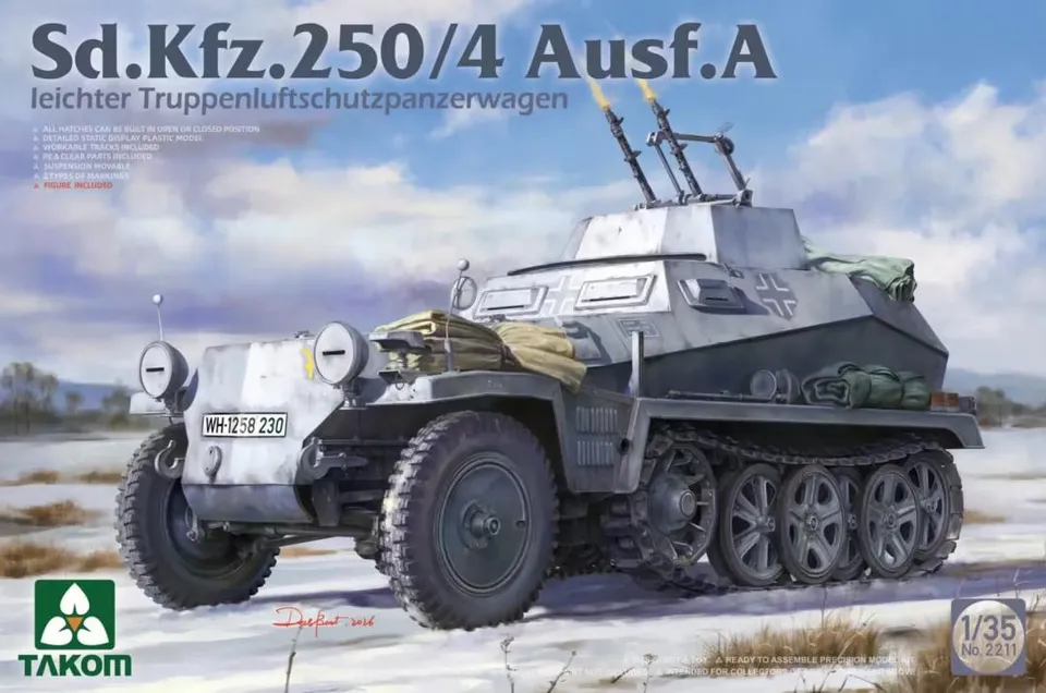 takom-2211-sd-kfz-250-4-ausf-a-panzerbausatz-1-35-wehrmacht image 1