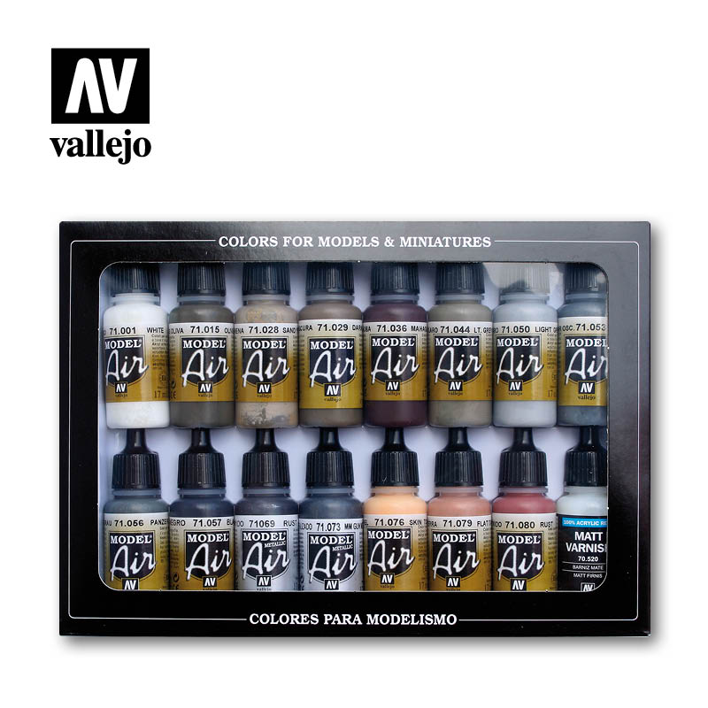vallejo-model-air-71-194-weathering-colors-modellfarben-set-16x17-ml image 1