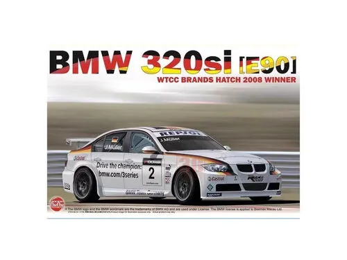 nunu-24037-bmw-320-e90i-wtcc-brands-hatch-2008-auto-bausatz-1-24 image 1
