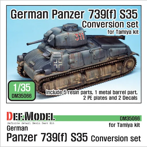 def-model-dm35066-panzer-739-f-s35-umbausatz-1-35-resin-tamiya image 1