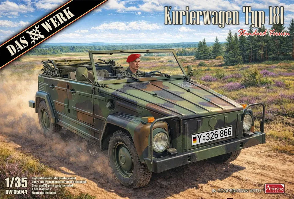 das-werk-dw-35044-kurierwagen-type-181-bausatz-1-35-standard image 1