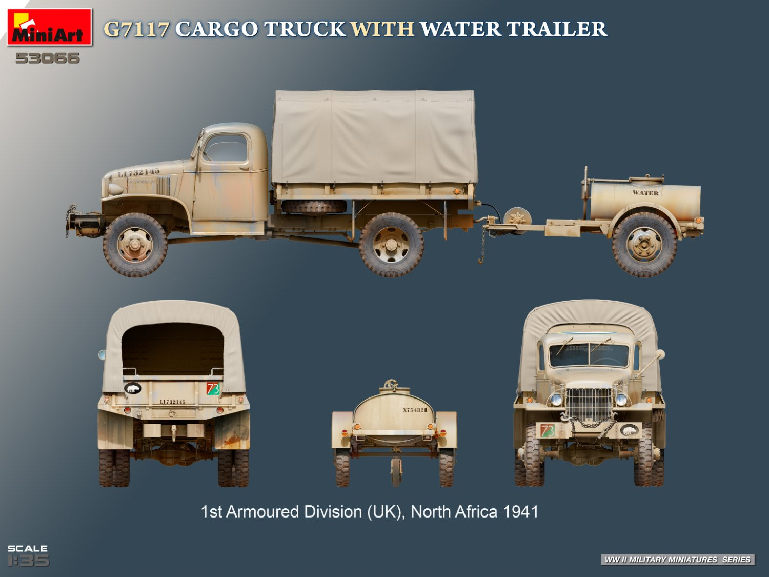 miniart-53066-g7117-cargo-truck-trailer-bausatz-1-35-wwii image 4