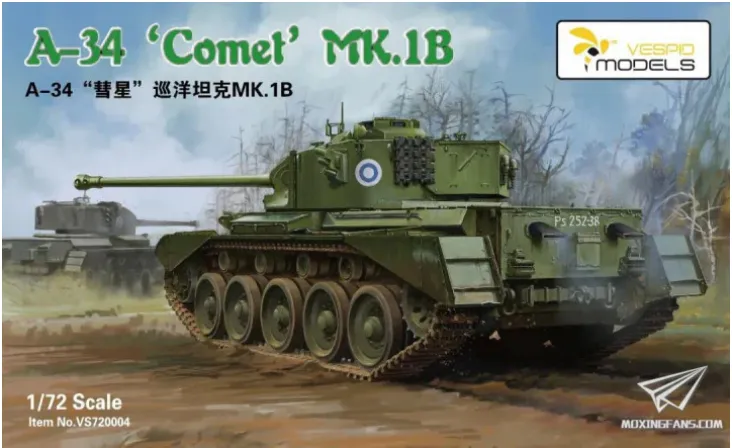 vespid-720004-a-34-comet-mk-1b-panzermodell-1-72 image 1