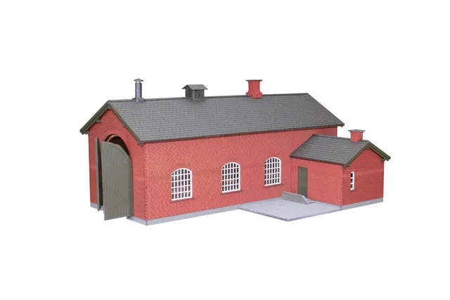 hobbytrade-ved-banen-ht-87254-remise-modellhaus-h0-eingleisig image 1