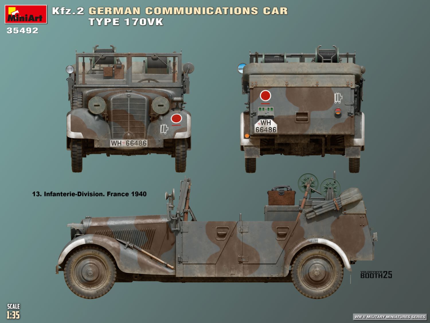 miniart-35492-kfz-2-nachrichtenwagen-170vk-1-35-bausatz image 2