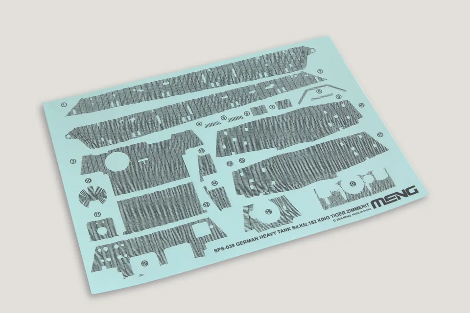 meng-sps039-zimmerit-k-nigstiger-tiger-ii-decals-1-35 image 1