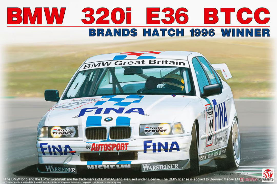 beemax-24045-1-24-bmw-320i-e36-btcc-1996-winner-bausatz image 1