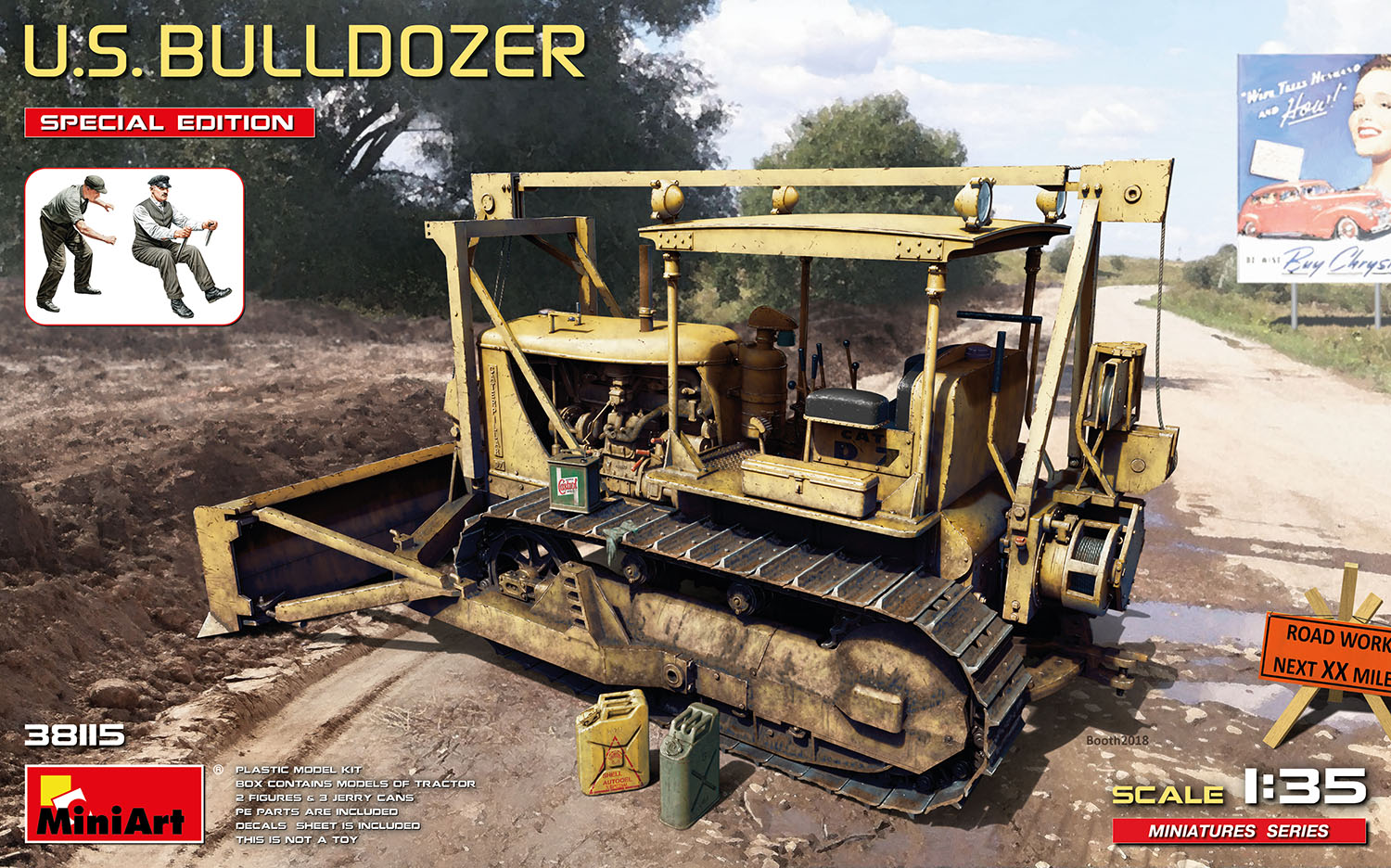 miniart-38115-bulldozer-special-edition-1-35-ww2 image 1