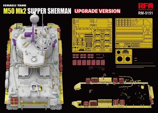 rye-field-5151-1-35-m50-super-sherman-mk2-bausatz image 1