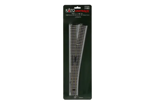 hobbytrain-gleise-weiche-rechts-r867mm-10-gleis-1-stk image 1