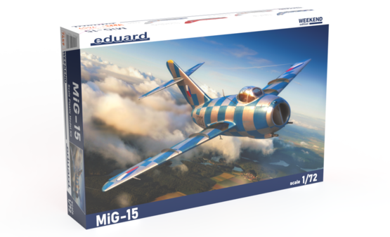 eduard-7459-mig-15-weekend-edition-flugzeug-bausatz-1-72 image 1