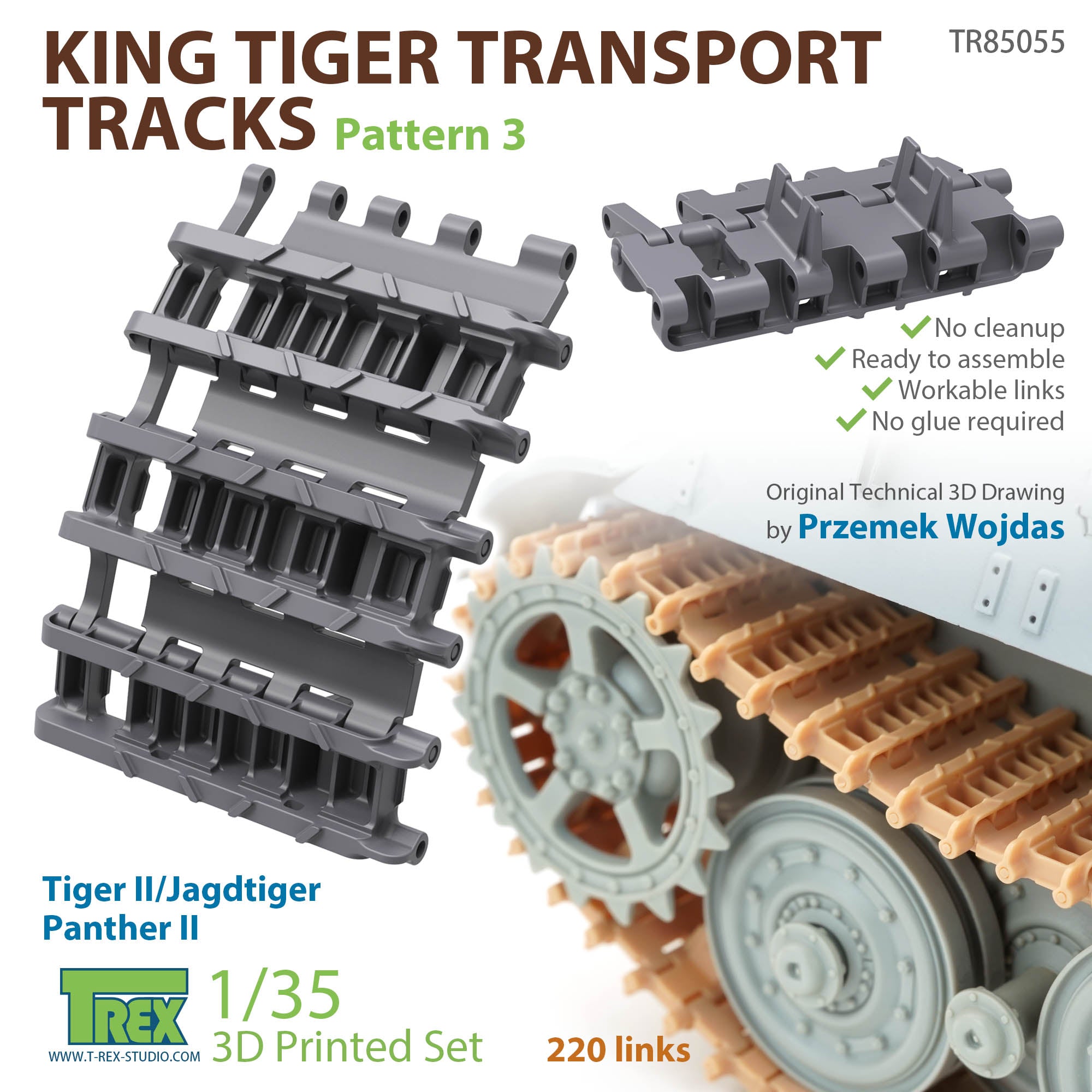 t-rex-85055-king-tiger-transportketten-1-35-pattern-3 image 1